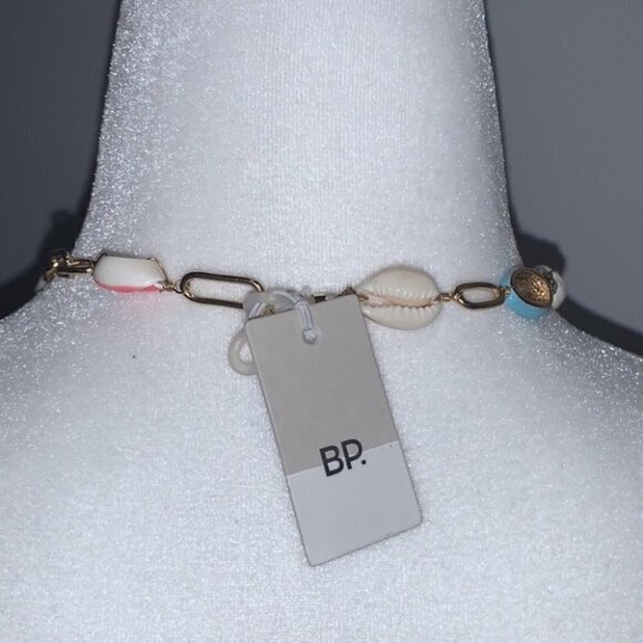 Bp Colorfull Freshwater Puka Shell  Pearl Necklace - Picture 6 of 9